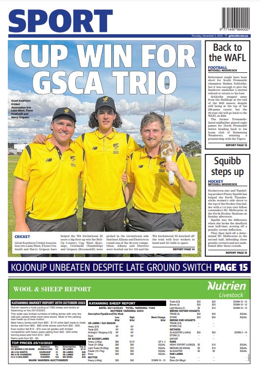 Great Southern Herald tweet media