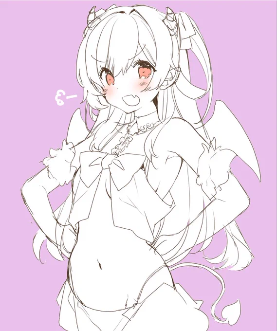 ハロウィン過ぎちゃったすぐサキュバスに間違えられるので憤慨する小悪魔ちゃん 