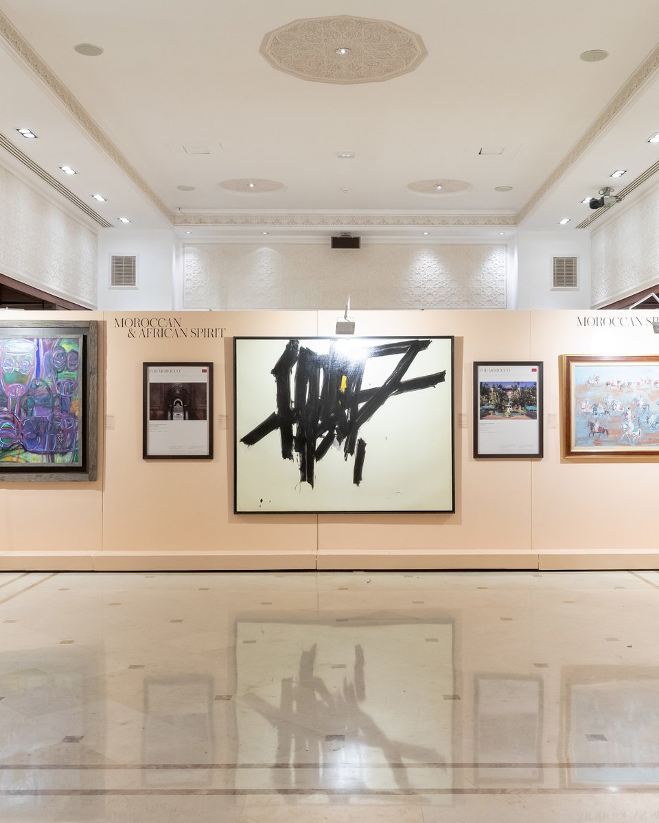 The "Moroccan &amp; African Spirit" #exhibition is now open! 🇲🇦 
This week, discover a prestigious private collection of contemporary and modern #Moroccan &amp; #AfricanArt, built up over the last twenty years! 

👀 Exhibition: 1, 2, 3 &amp; 4 November
📍La Mamounia, Marrakesh