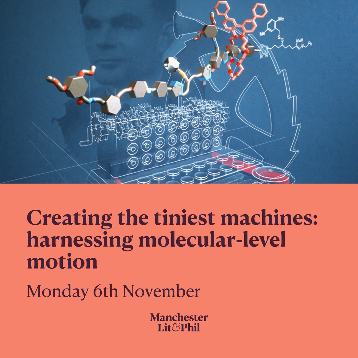 The Manchester Lit & Phil (@manlitphil) on Twitter photo How do you create the world's tightest knot?
Molecular machinery pioneer <a href="/ProfDaveLeigh/">Dave Leigh</a> is the man to ask!
🗓️Mon 6 Nov, 6.30pm
📍<a href="/anthonyburgess/">Anthony Burgess Foundation</a>
Join us to discover more about the Leigh Group's incredible research 🤯
BOOK: bit.ly/3QEVqI5 How do you create the world's tightest knot?
Molecular machinery pioneer <a href="/ProfDaveLeigh/">Dave Leigh</a> is the man to ask!
🗓️Mon 6 Nov, 6.30pm
📍<a href="/anthonyburgess/">Anthony Burgess Foundation</a>
Join us to discover more about the Leigh Group's incredible research 🤯
BOOK: bit.ly/3QEVqI5