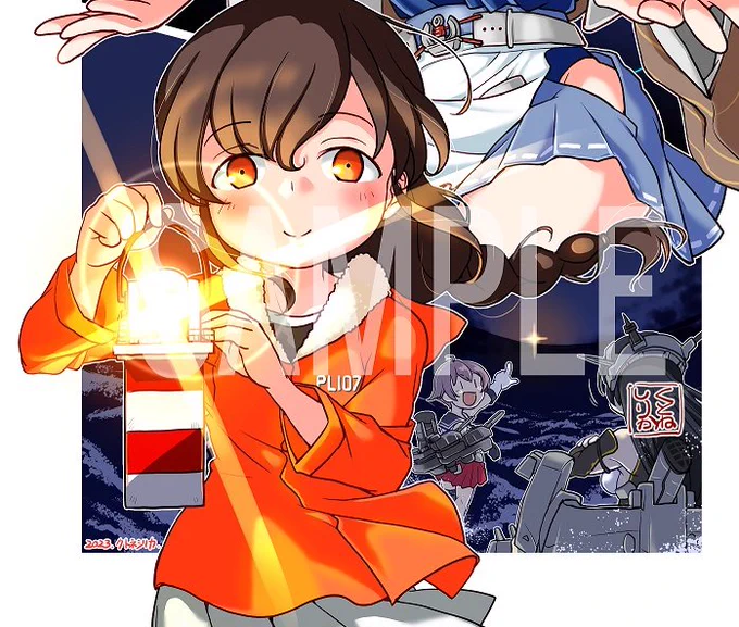 灯台記念日らしいので、NetEyesさん()の「タニベさん合同」に載せて頂いたものの宗谷さん部分。宗谷さんと灯台の組み合わせは、個人的にもものすごく好きなモチーフです。 