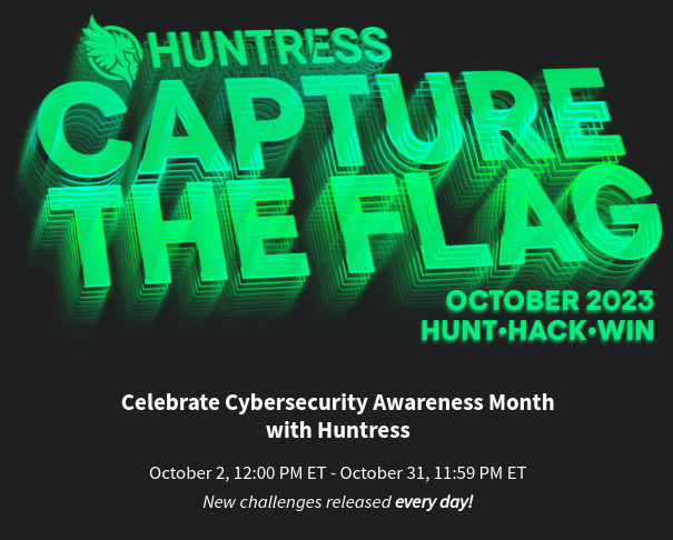 malwarelab_eu's tweet image. My write-ups from the #HuntressCTF by @HuntressLabs. I really enjoyed this #CTF, there were plenty of nice challenges, various categories, etc.

malwarelab.eu/posts/huntress…

#CybersecurityAwarenessMonth #contest #reverseengineering #education