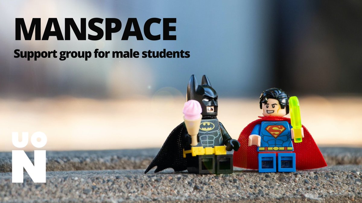 Manspace is a new support group for male students; led by male staff from across UON and is a place where male students can ‘drop in’ to meet up, talk and engage in activities. Read more on the Student Hub here (login required): ow.ly/hsWO50Q2WqN #UON #MentalHealth