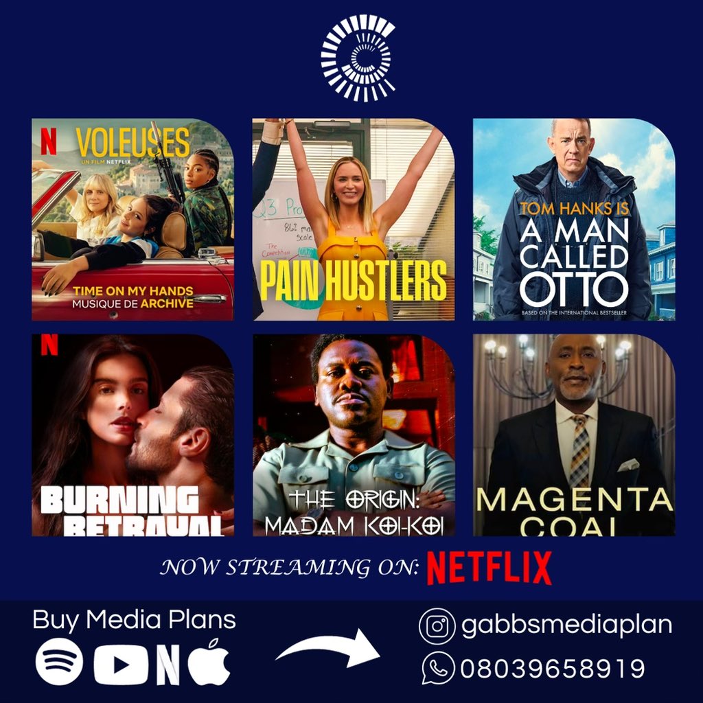 GabbsMedia's tweet photo. With the latest release on Netflix, we get you plugged for when you need to de-stress. Say, thank you, smile and buy your subscription plan now.
Enjoy!

#Netflix #UnlimitedDownloads #PremiumEntertainment #NetflixandChill #GabbsMediaPlan https://t.co/cVTEq1xExj