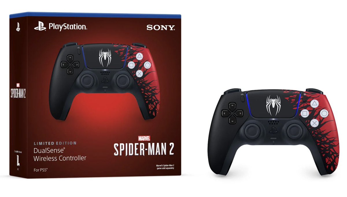 ___________🕷️ Giveaway 🕷️___________ Limited Edition Spider-Man 2 Duel Sense Controller. ▫️Open To Anyone, Anywhere. On My 📌 Post Please : ▫️Like ▫️Follow ▫️Repost Winner Will Be Announced November 30 - Good Luck 🍀 #PS5 #SpiderMan2PS5 #Giveaway