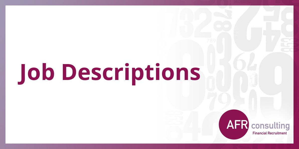 Do you dread writing job descriptions?

We can help with that! 🙋‍♂️
Our website has a wide range of sample job descriptions.

Take a look 👇 and, if we can help you further, please get in touch.

afrconsulting.co.uk/specialisms/
#Finance #Accounting #Recruitment #JobDescriptions #NorthWest