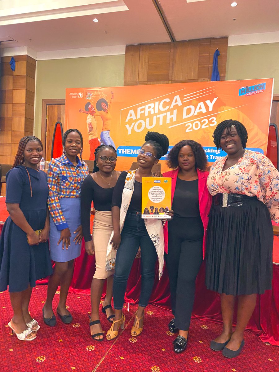 African Girls and Young Women♥️. Yes we Can and are ready for meaningful engagement and involvement at all levels. #AYD2023 #1mNextLevel @GimacNetwork @PlanAULiaison @WomenAspireNet1