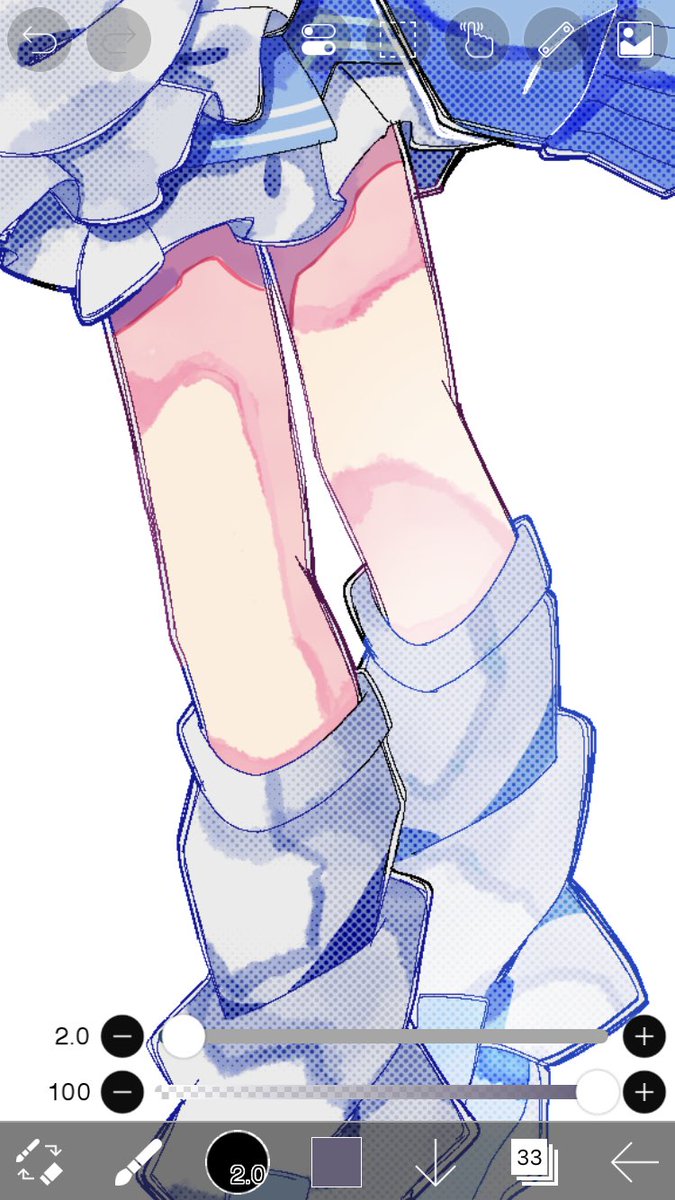 「作業」|ぽまクンのイラスト