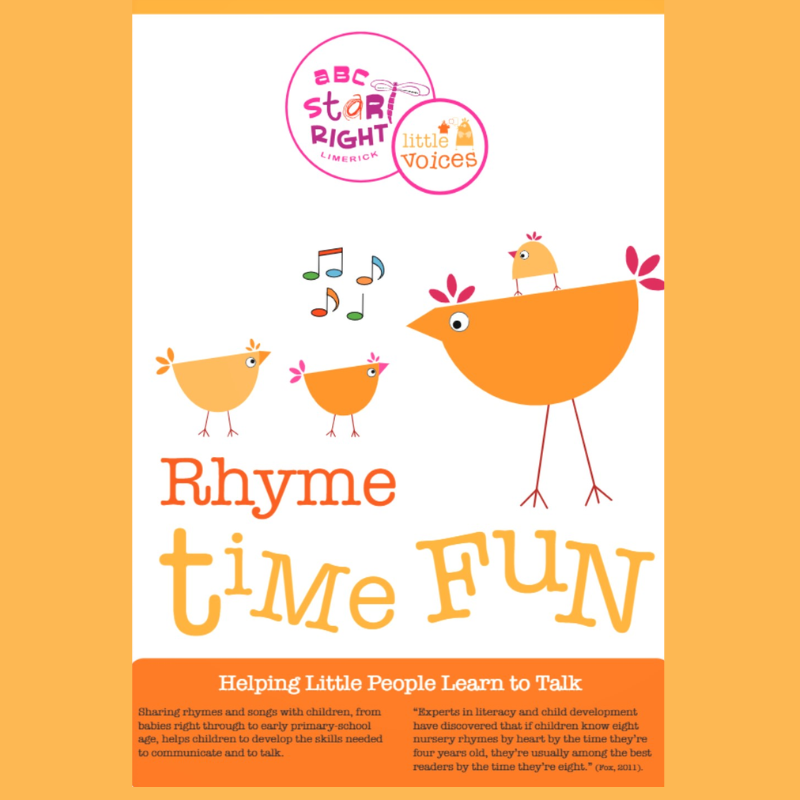 LINC_programme's tweet photo. Sharing rhymes &amp; songs with children from an early age can support language development. 

Explore @ABCStartRight's booklet which includes rhymes &amp; tips on helping children learn to talk by rhyming.

View: https://t.co/t1H93fRARZ 

@MICEducationFac @EarlyChildhdIRL @froebelMU https://t.co/G2fs69a8jb