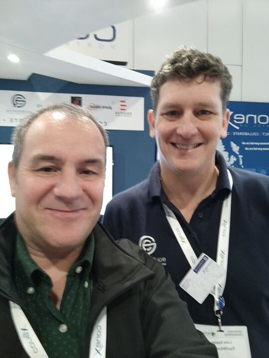 4CAnalytics's tweet photo. Always good to catch up with @LukeEQRisk Luke Appleby M.ISRM
Stand P116
#AEUK2023 #UKManufacturing #AE23 #Engineering #FactoryIQ #ConexPortal https://t.co/Rdcbrhikf9