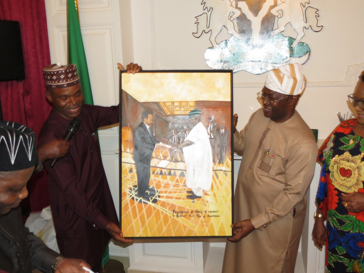 officialNHC_Yde's tweet photo. Sendforth ceremony in hounour of the High Commissioner and his wife on October 25, 2023. https://t.co/K2Ih9OTVub
