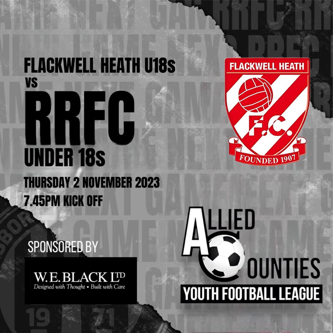 We are on the road 🚗 tomorrow evening when we take the short trip over to @FHFCU18 for a @ACYFLofficial North Division fixture. Fingers crossed the weather is kind to us 🤞🙏 #uptheris #weblackltd #autumcottageltd @kamtechgarage @mpsworkwearcouk @PlacesLeisure @carlcatling