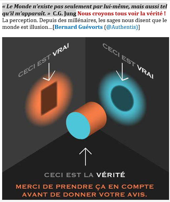 @AniceLajnef @Etienne_Chouard @CGalacteros @BugaultV @HogardJacques @despotica @bechetgolovko @Verhaeghe @YvesPDB @alancelin @UPR_Asselineau @OBerruyer @crashdebug_fr @edouardhusson @idrissaberkane @PAPlaquevent @Nath_Yamb @Poulin2012 @Vukuzman @liviu_balea @k_lhk @louisfouch3 @Youssef_Hindi @anatolium @CristianTerhes @RobertSteuckers @BrunoBertez @GPiperea @MichelJeanDomi1 @laurentbigfr @marcendeweld @aileastick1 @M_KolakusicFr @DanieleGanser @LeSommierRgis @55Bellechasse @jbpinatel @BenjaminNorton @ejmalrai @ehret_matthew @JCheminade @DanDiaconu2022 @KemiSeba1 @FLyMachabert @ggreenwald @TuckerCarlson @PikettyLeMonde {#ZIC -®©-521} « Le sacré est un élément de la structure de la conscience, et non pas un moment de l’histoire de la conscience ». Mircea Eliade [#COE #RAS]

1)▶️ L'impact des perceptions [Bernard Guévorts (@Authentis)] : bernard-guevorts.com/article/limpac…

🧵⏬
twitter.com/Authentis/stat…