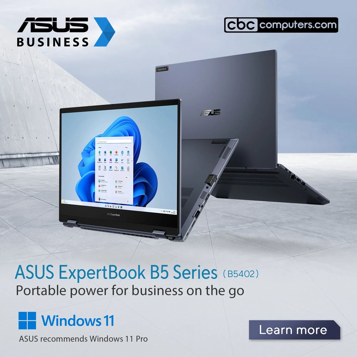 cbccomputers's tweet image. Enjoy widescreen brilliance, military-grade strength, and the freedom of a 360° flip touchscreen with stylus with the ASUS B5
Now just £649 Ex VAT 
#ASUS #ASUSLaptop #touchscreen #edtech #technology #computer #convertiblelaptop #business #modern #ProductivityBoost #TechInnovation