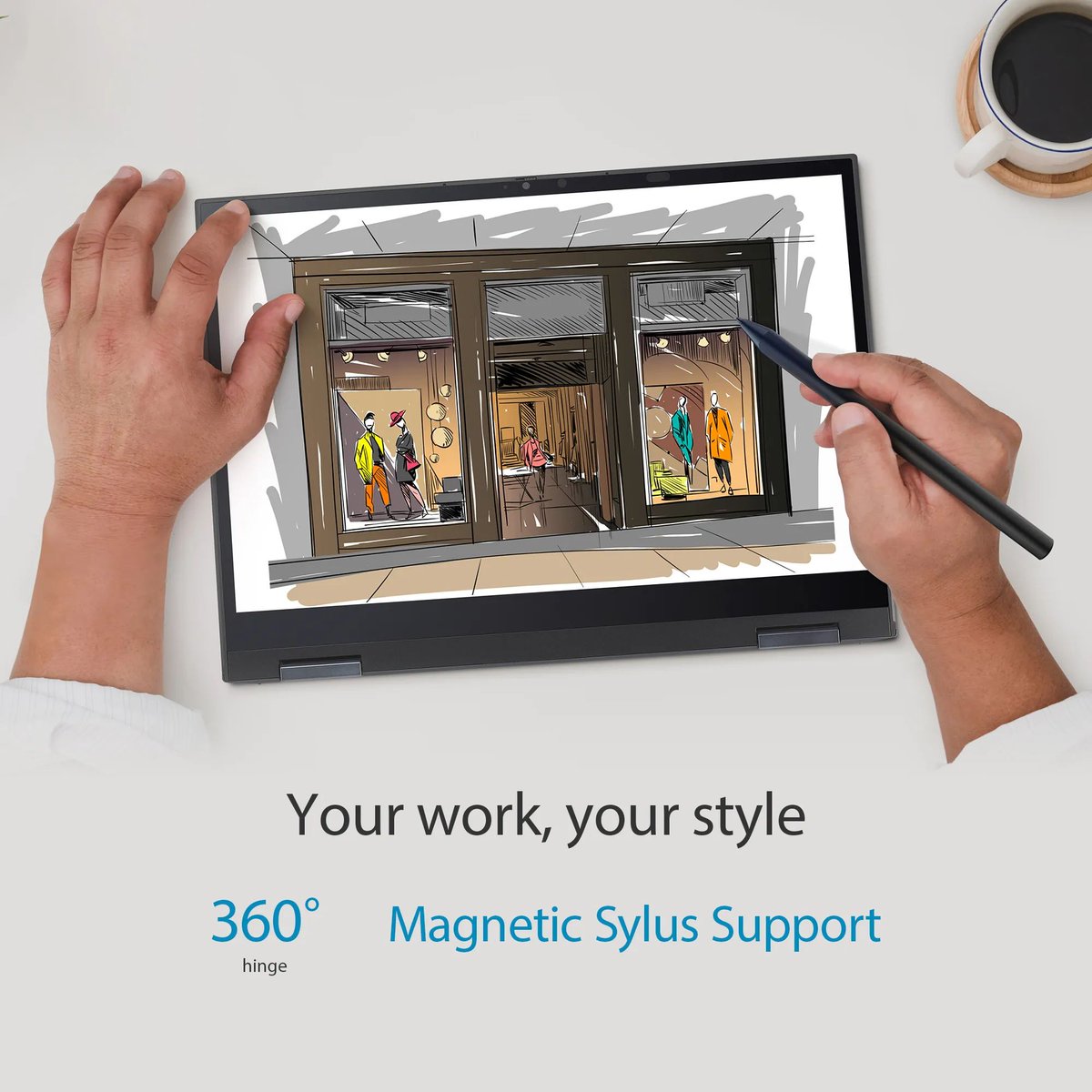 cbccomputers's tweet image. Enjoy widescreen brilliance, military-grade strength, and the freedom of a 360° flip touchscreen with stylus with the ASUS B5
Now just £649 Ex VAT 
#ASUS #ASUSLaptop #touchscreen #edtech #technology #computer #convertiblelaptop #business #modern #ProductivityBoost #TechInnovation