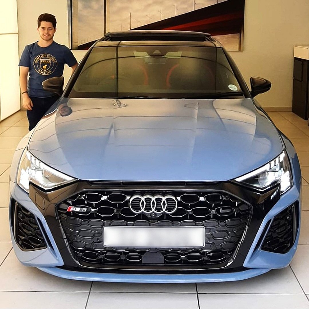 Welcome to our Audi RS 3 Sportback family Mr Bensch; thank you for partnering with us on your #Audi journey. A progressive <a href="/audisouthafrica/">audisouthafrica</a> delivery by Jacques Adriaanse.

#PerformanceIsAnAttitude