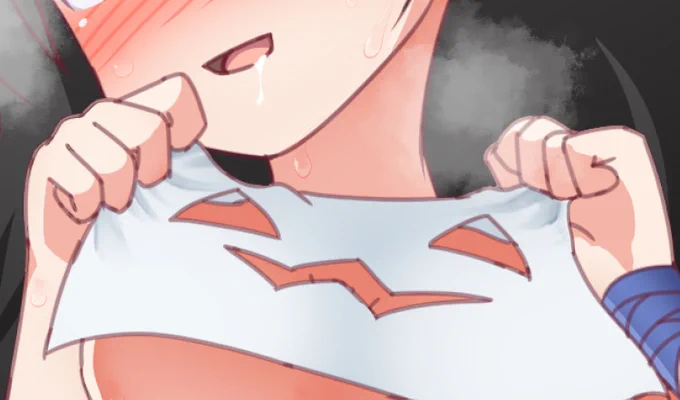 こちらのイラストのちょいエロ差分も制作中…完成したら、Ci-enにてお披露目できればと思います! 