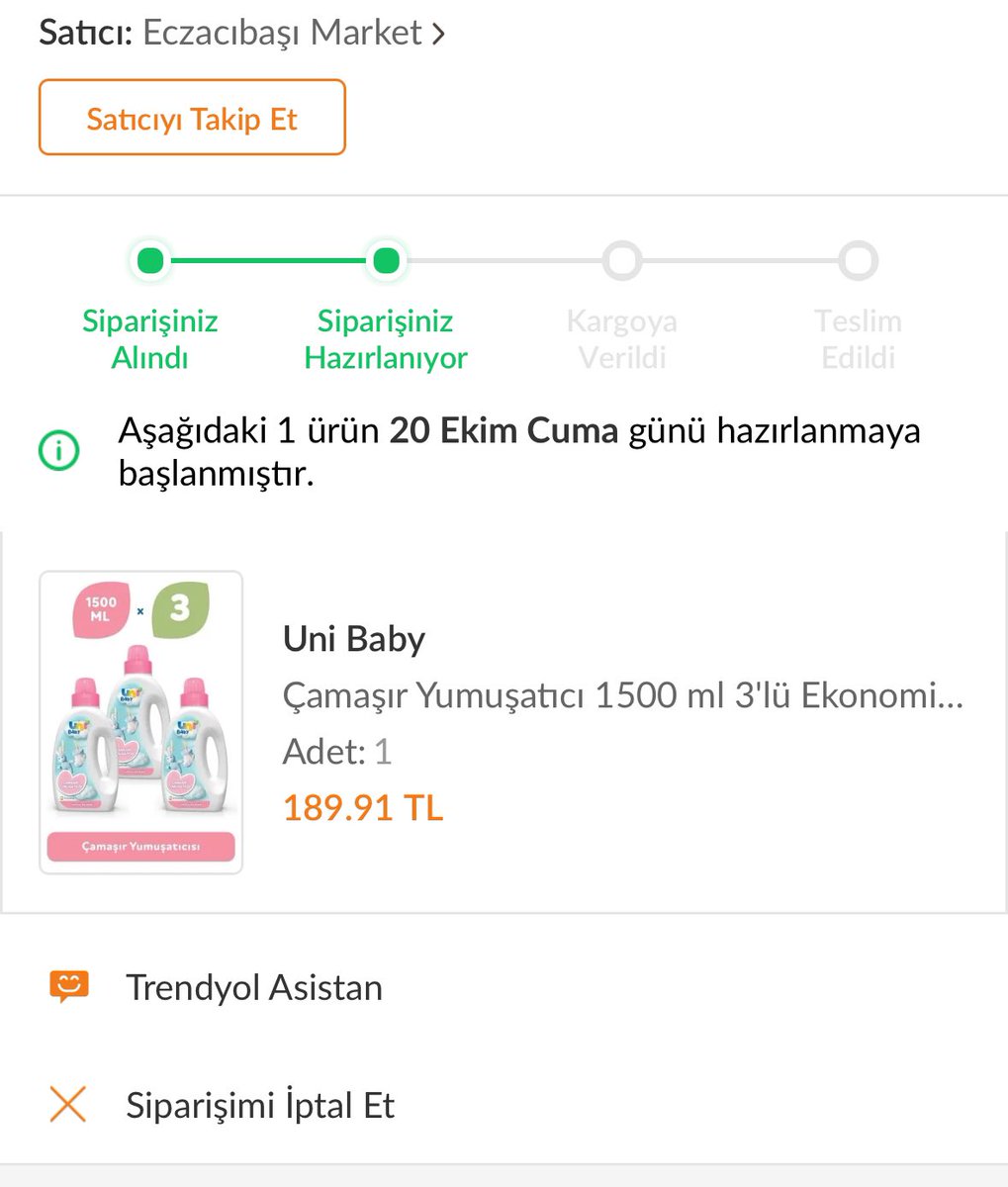 ipeknur48's tweet photo. @Eczacibasi yumuşatıcının baştan imalatını yapıyorsanız teslimat süresini ona göre verin. 
#eczacıbaşıdolandırıcıçıktı!!!
#eczacıbaşındanalışverişyapma!!! https://t.co/Go0TbT5CUx
