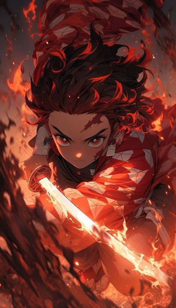 Another Tanjirou Artwork - Look so cool or hot?!! 👏📷
#AnimeArt #manga #artwork #kimetsunoyaiba #DemonSlayer 

Source: pinterest.com/flyingwings0/