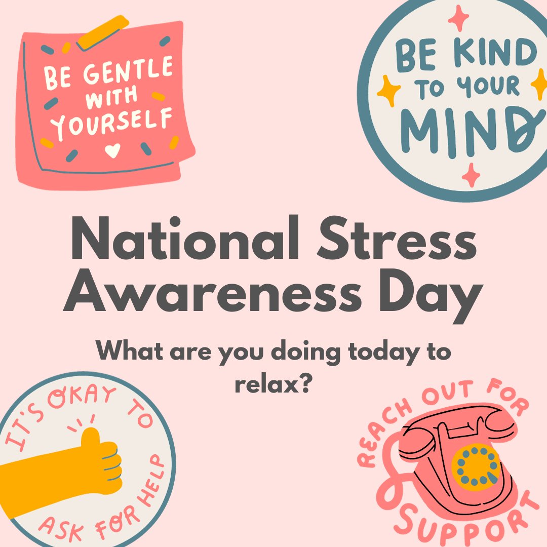 peachestrust's tweet photo. It's #nationalstressawarenessday
Living with a cancer diagnosis can be extremely stressful. No-one can avoid stress completely but we can try and manage it.
How will you relax today?
#bekindtoyouself #Wellbeing #CancerAwareness https://t.co/6HsaAovN9i