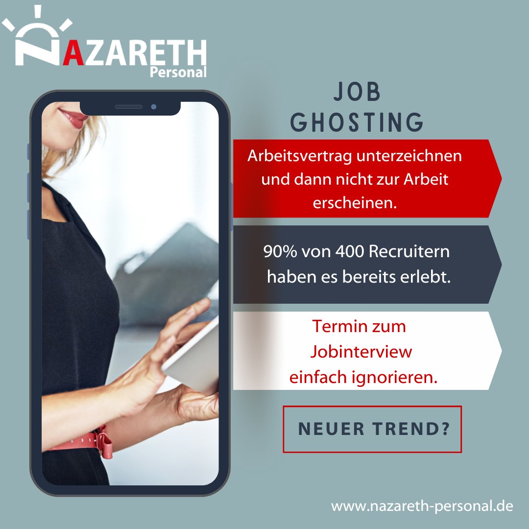 Hält #Ghosten jetzt auch Einzug in die Jobsuche?
Mehr dazu in unserem neusten #YouTube Video. 
youtu.be/cEgvO6KXSTk?si…