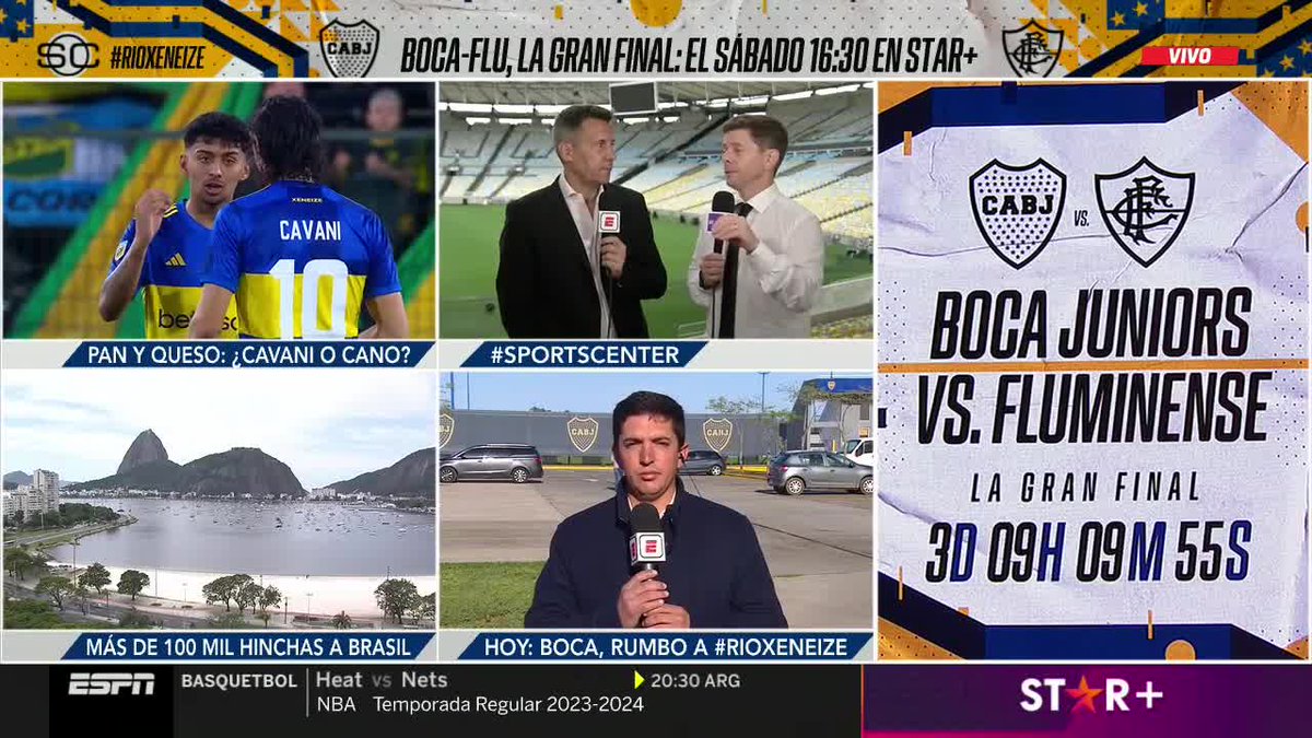 #AHORA - Se suma a la mañana de #SportsCenter @MarianoFusco2, desde el predio de Boca, con las novedades del Xeneize antes de viajar a Río. 📺 #ESPNenStarPlus ➡️ dis.la/SportsCenter_AM