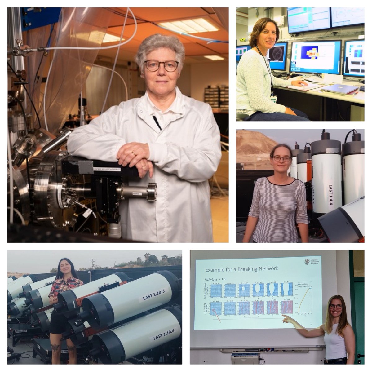 In Oct, I highlighted 5 #womeninphysics for my #PhysikerinderWoche project. Learn more about Anne @lunduniversity, @NoraStrotjohann @WeizmannScience, Lena @Uni_Wuppertal,  Jowita @HumboldtUni & Saša @desynews @unihh & their research fields! @BMBF_Bund 🥳👉 dpg-physik.de/vereinigungen/…