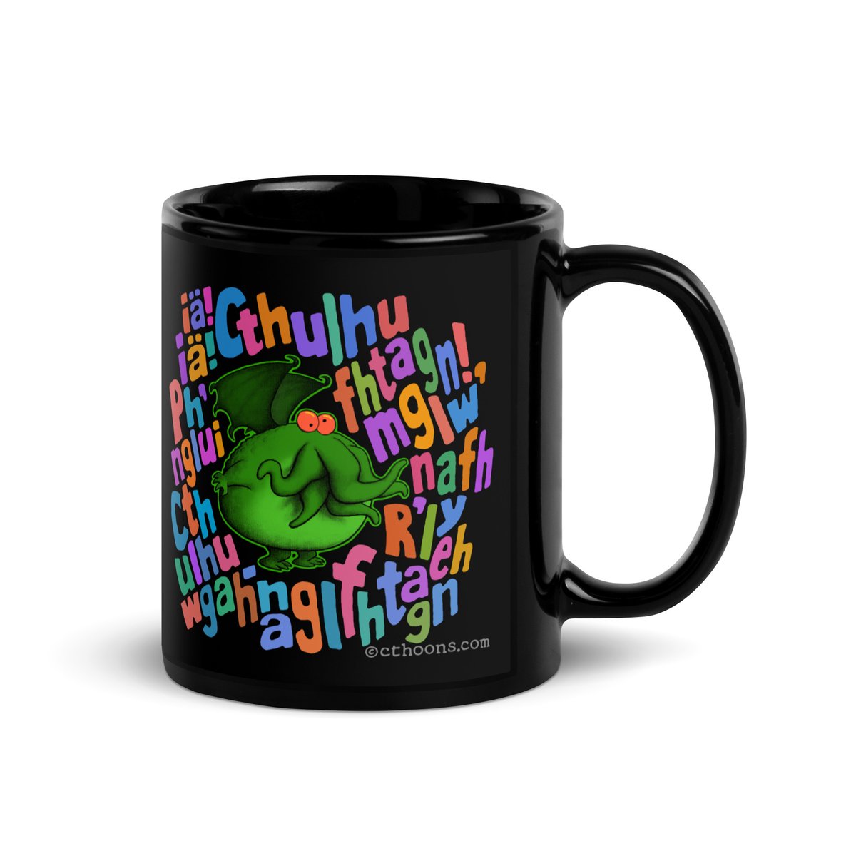 Cthoons's tweet photo. Peace, tentacles, and cosmic giggles, man! Get groovy with Cthulhu.

Get this fun image on a white glossy mug. Available in 12oz, 15oz, and 20oz sizes. Sarting at $15.00. The perfect gift for the cultist in your family or that weird, strangely pale guy in the haunted house down the street.

Get it here: https://t.co/DlQjzeQ3bF

#Cthulhu #HPLovecraft #Lovecraftian #EldritchHumor #CosmicCharm #InnsmouthMystery #QuirkyCartoons #UniqueMerchandise