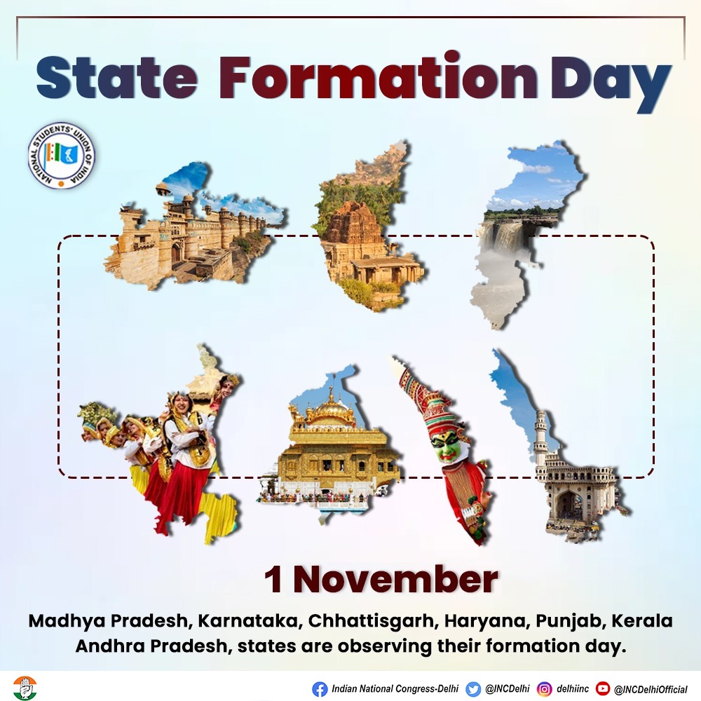 nsui's tweet photo. Happy State Formation Day! Let's celebrate our state's unique identity, forged through centuries of history and culture. Together, we can build a brighter future that honors our past and embraces our future. https://t.co/O4aw5fcTgj