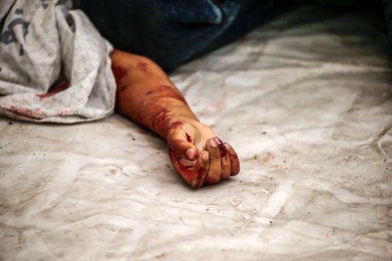 CMShehbaz's tweet photo. The fact that children constitute half the total number of the Palestinians martyred by Israeli occupation forces makes it a GENOCIDE. https://t.co/RHteopcHn8