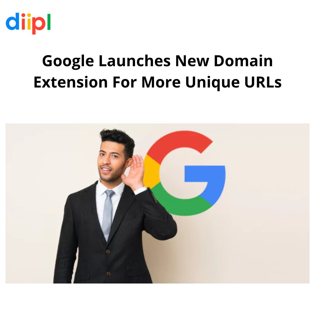 Diiplnetwork's tweet photo. Google has announced a new domain extension type, which could be another way to generate more interest and traffic for some brands.
Read More>>https://t.co/Y5zlD6Zqv1
#Google #Urls #DigitalMarketing #Techupdates #Extensions #URLExtensions #domainextension https://t.co/J8EsDValio