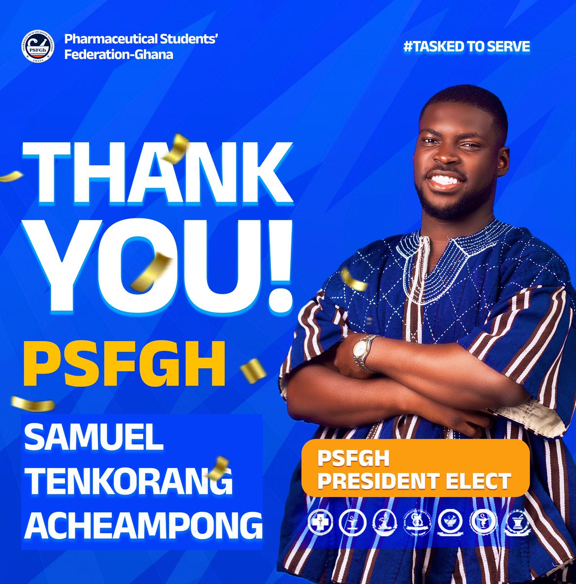Saammy_t's tweet photo. 📍I am deeply humbled and grateful for the trust and confidence you have placed in me by electing me as your President. Your support and endorsement are a testament to your belief in my vision for our Federation, and I am truly honoured to serve you in this esteemed role https://t.co/Ou64DFNpKi