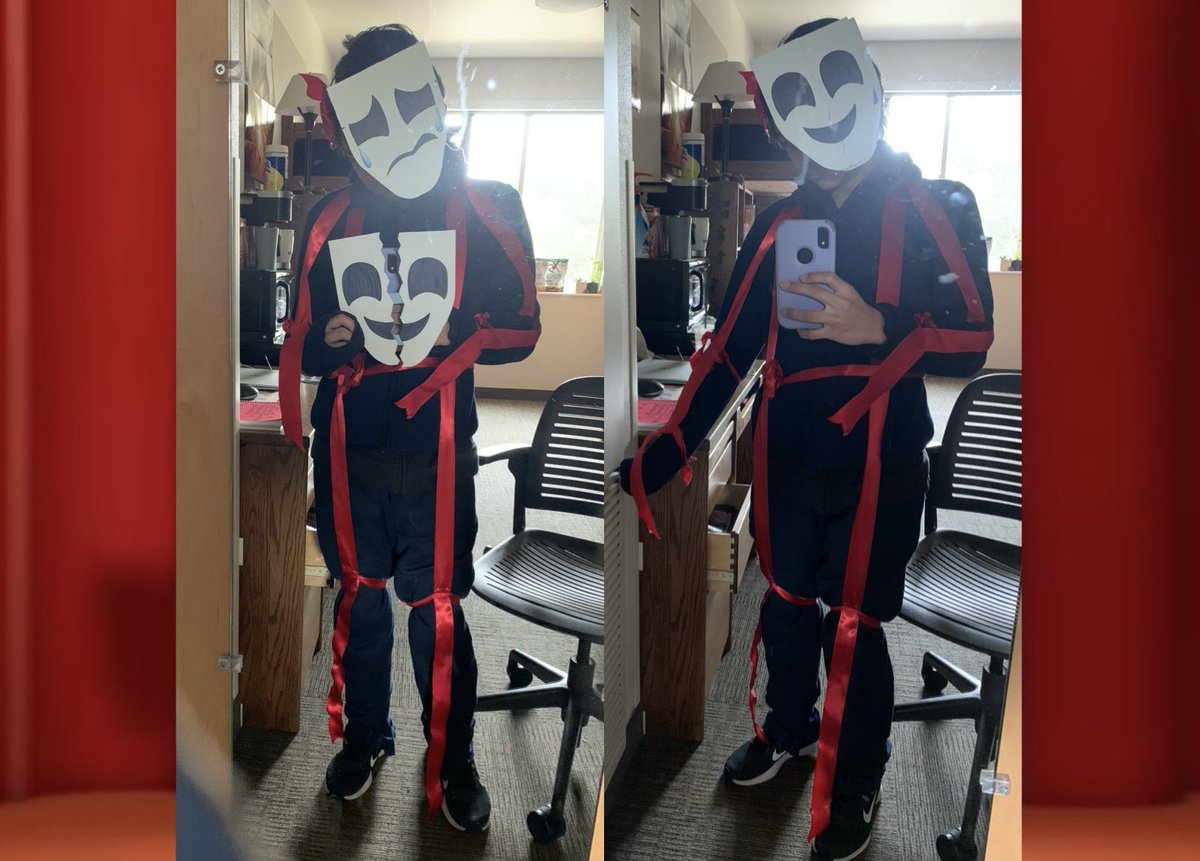 VIV_illon's tweet photo. Dressed up as Gangle from TADC for Halloween!
#TheAmazingDigitalCircus https://t.co/gPebeVWGxM