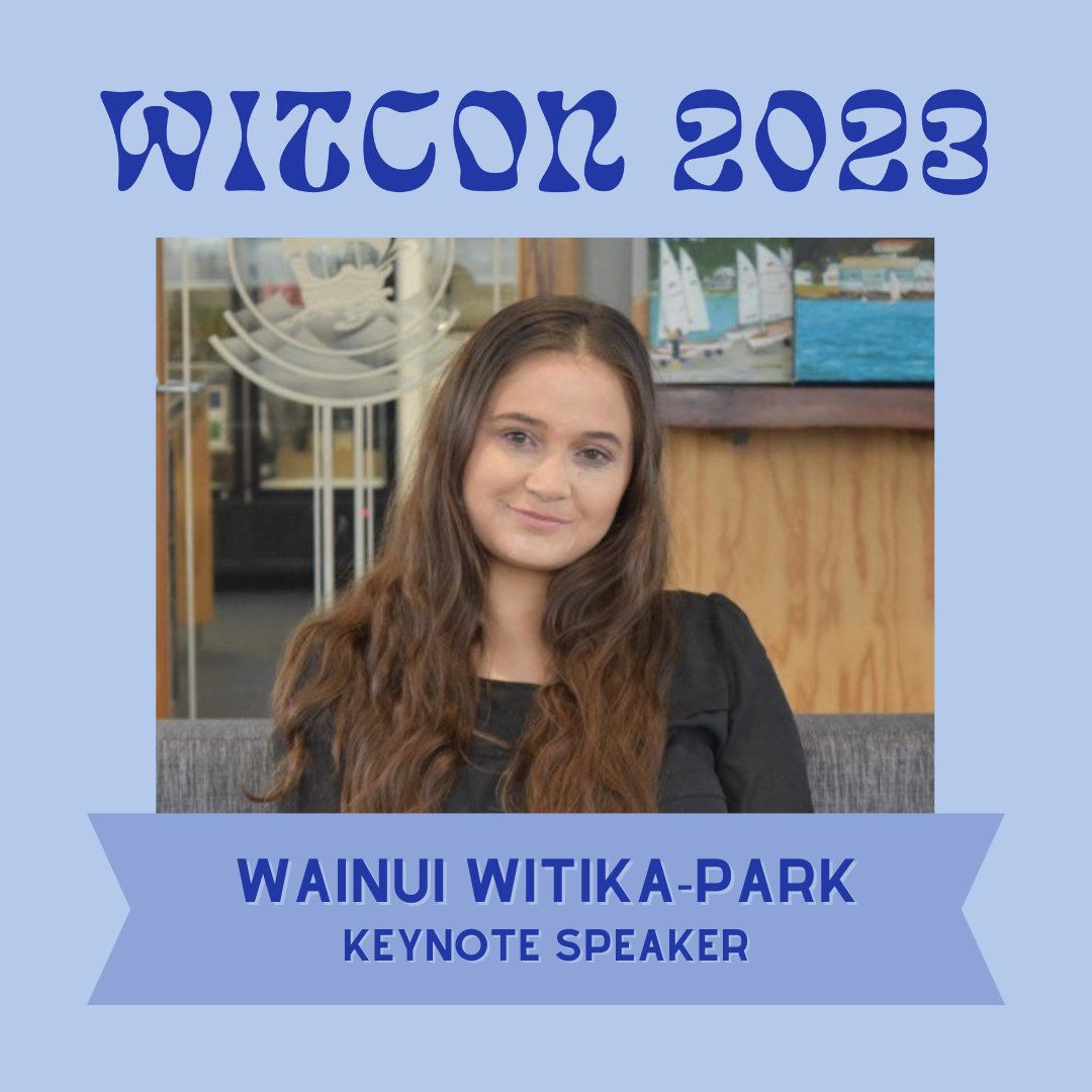 Announcing Wainui Witika-Park as our keynote speaker for WITCon 2023! 📣
- My journey into tech as a disabled, Māori Wahine -

Buy tickets at bit.ly/witcon23
#witcon2023 #witcon23 #womenintech #vuwwit