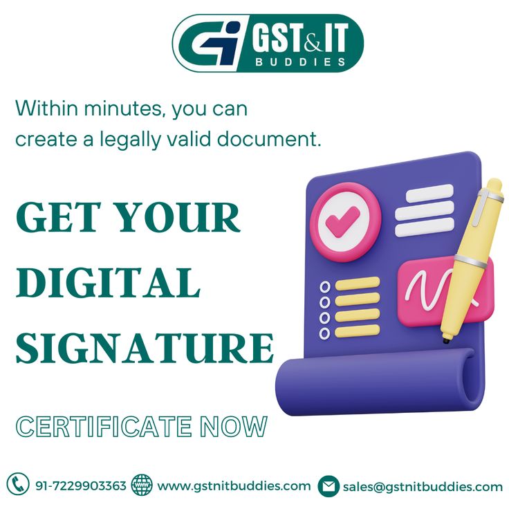 Buy Digital Signature Certificates (DSC) online for GST, MCA ROC filing, tendering, e-procurement, Income Tax filing, Foreign Trade, EPFO, Trademark, etc.
Connect with us: - +91-7229903363
#digitalsignature #dsc #msme #startupindia #smallbusiness #digitalsignaturecertificate