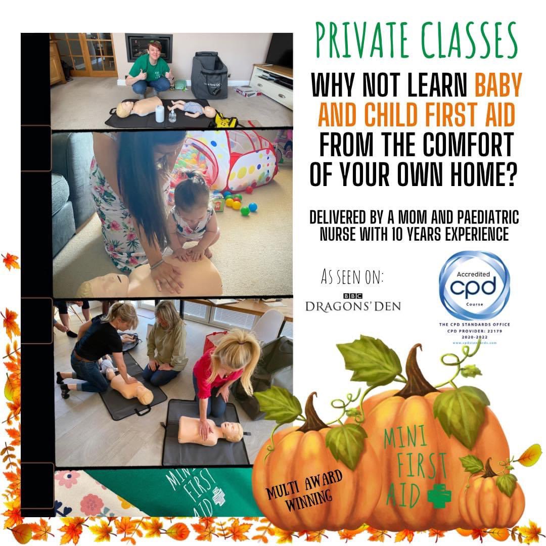 kelliemfa's tweet photo. 💚 PRIVATE CLASSES 💚 
I know how important it is to be prepared for an emergency, and that’s why I also offer our 2-hour baby &amp; child first aid courses in the comfort of your own home! 

I'd love to hear from you:
Kellie@minifirstaid.co.uk (or pop us a direct message) https://t.co/9JiLYu3may