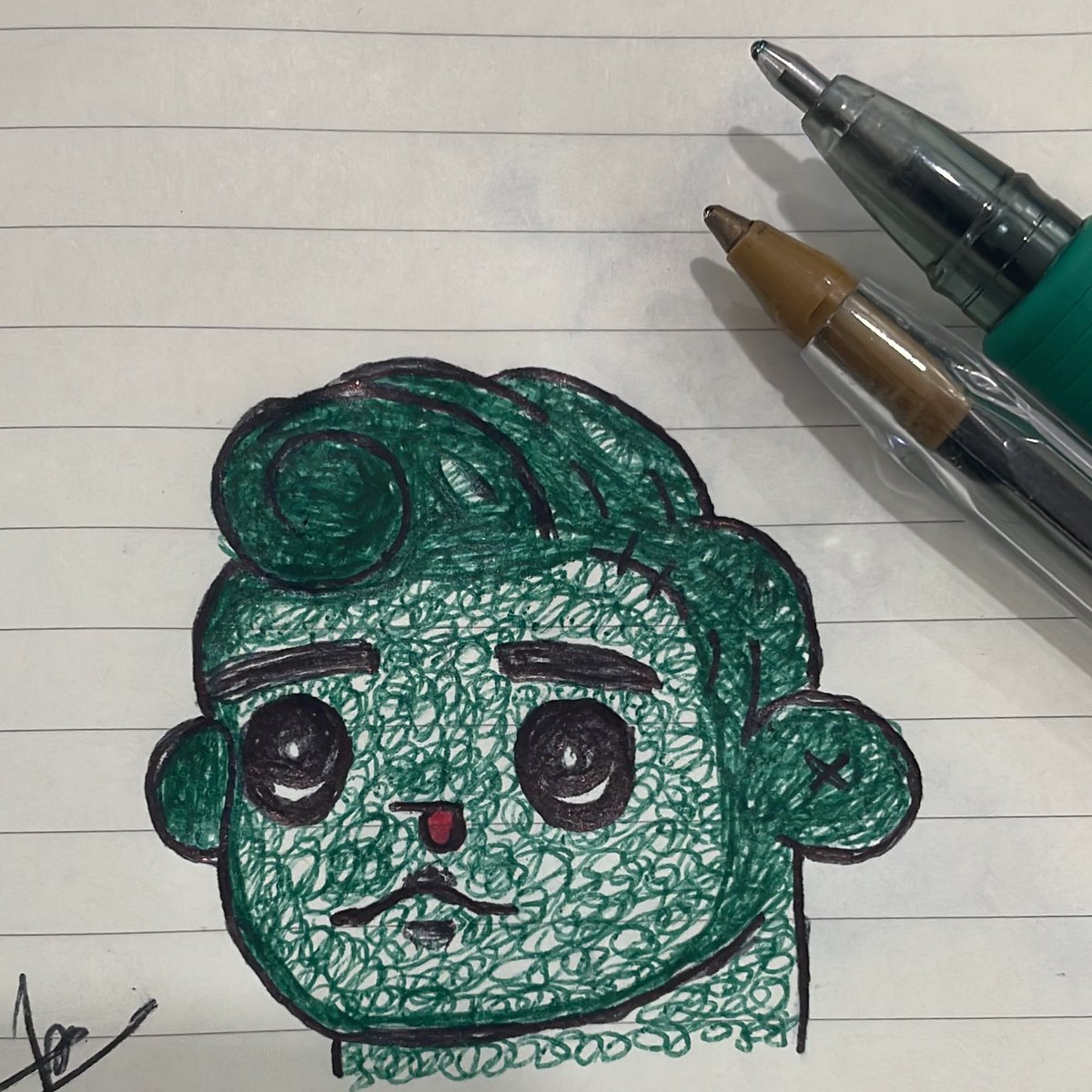 Keeping my hand busy 🖊️ <a href="/Deadfellaz/">Deadfellaz</a> 
#deadfellaz #NFTs