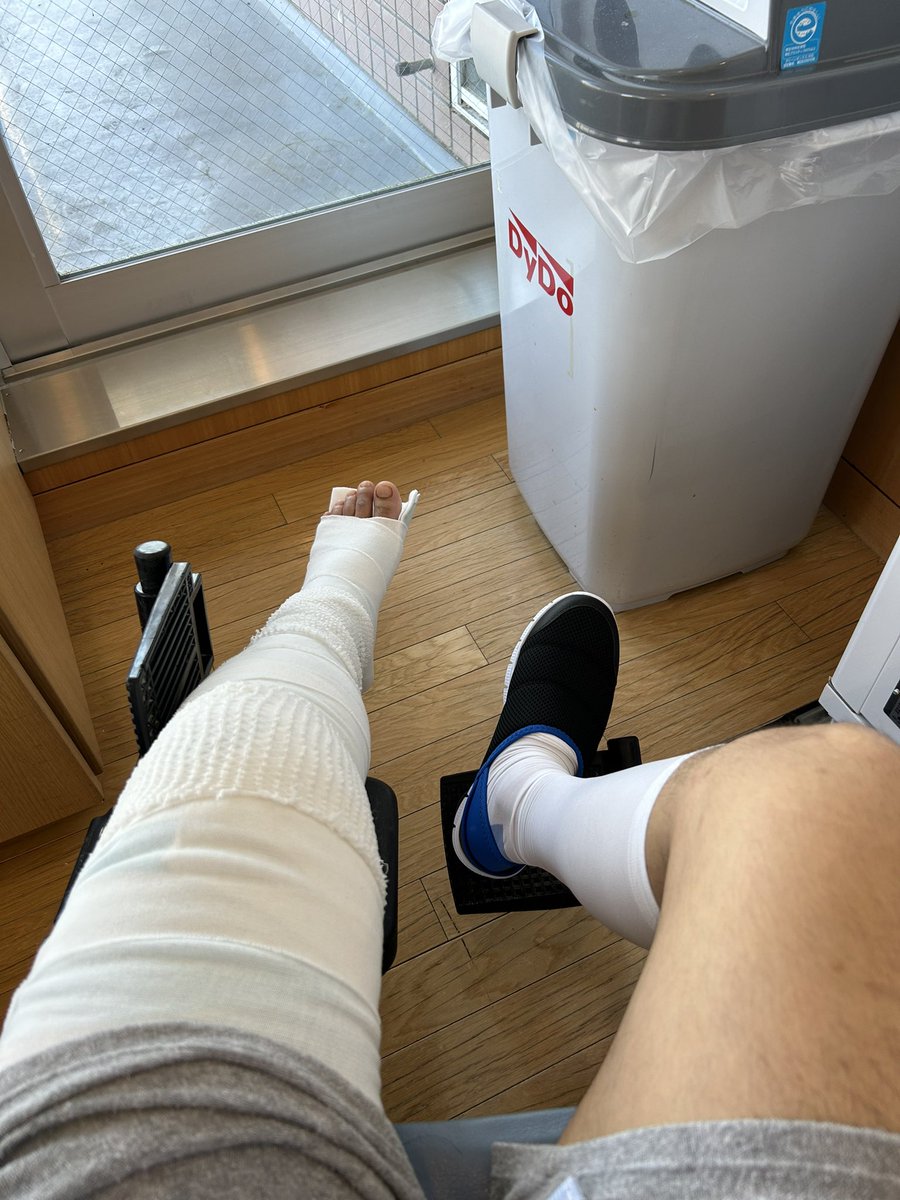 inVi_3's tweet photo. まじでやったわ〜
年内は歩けない https://t.co/dT71z6OyqP