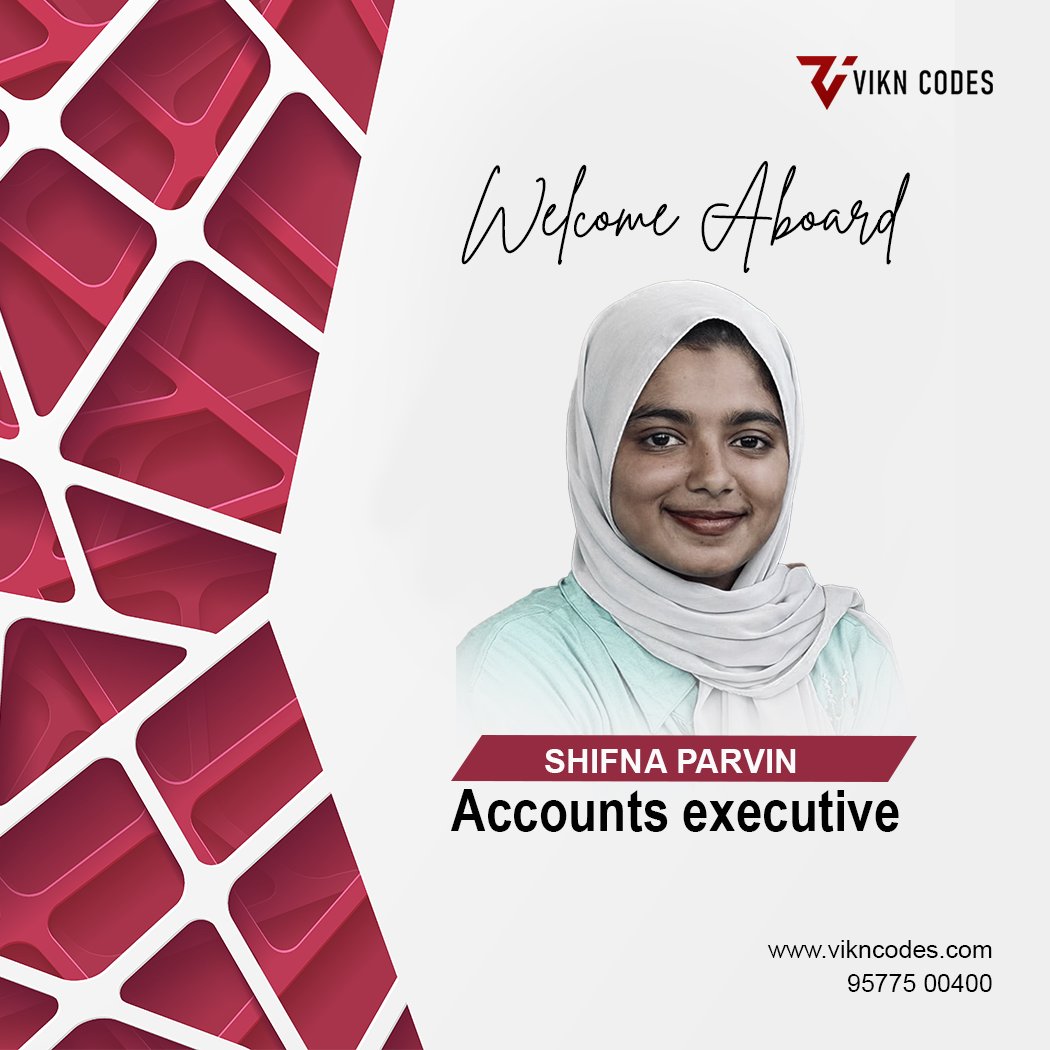 ViknCodes's tweet photo. Welcome to the Vikn Codes family! We're thrilled to have you join our talented team, where innovation and collaboration thrive. Get ready to code your way to success and make an impact that will shape the future. Together, we'll unlock endless possibilities....
#WelcomeToTheTeam https://t.co/LRhhFe2QqX