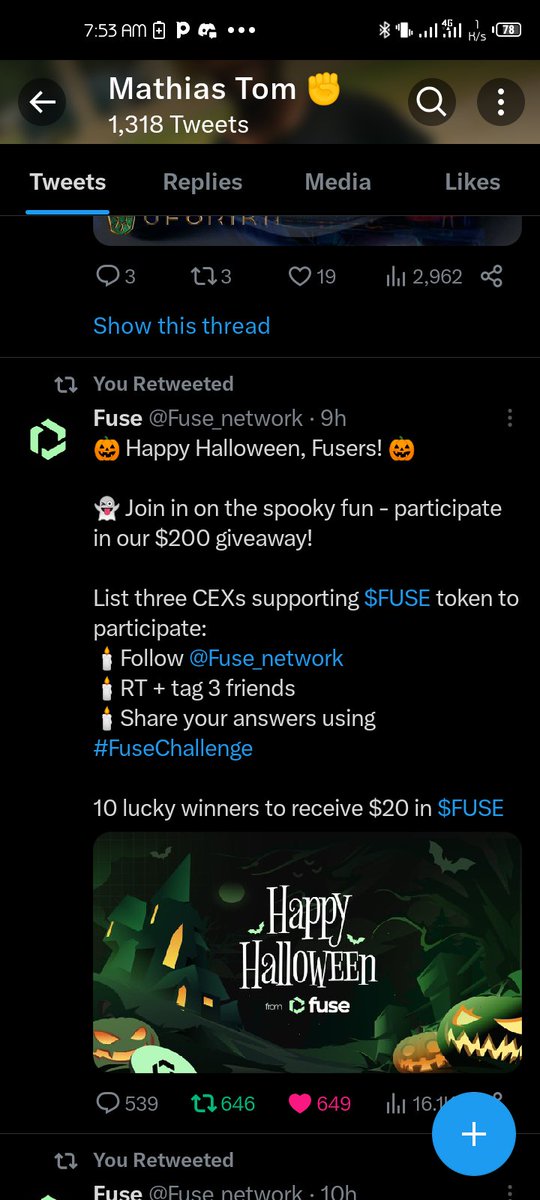 MattyTom01's tweet photo. @Fuse_network ☑️AscendEX
☑️Binance
☑️KuCoin
@Ransome_Nsubong
@Mack_Web3
@PrincessNanco
#FuseChallenge https://t.co/NtYV9uj2BN