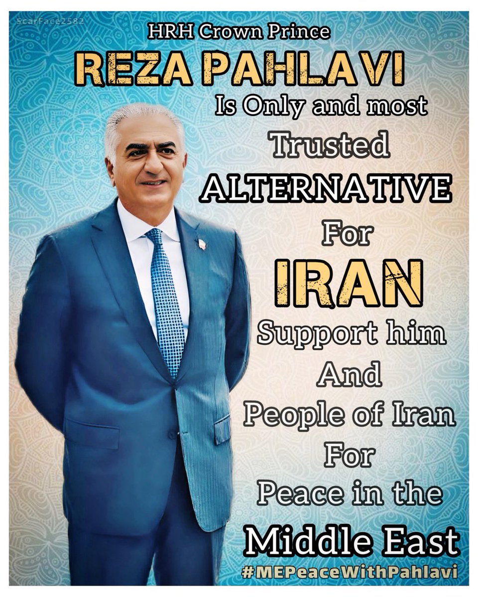 rda_mhmd32862's tweet image. درود بر پادشاه خستگی ناپذیر ایران زمینم 
از اینکه پادشاه من هستید و وکالت مرا پذیرفتید تا حرف دل مرا در جوامع مختلف بزنید بی نهایت سپاسگزارم 
#kingRezaPahlavi 
#شاه_رضا_پهلوى 
#Maxsupport 
@PahlaviReza