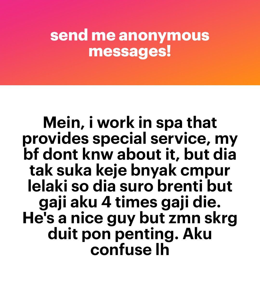 meinmokhtar's tweet photo. Duit lg penting. Btw spa area mana? Lenguh plak pinggang ni. https://t.co/Umuumpnhuw
