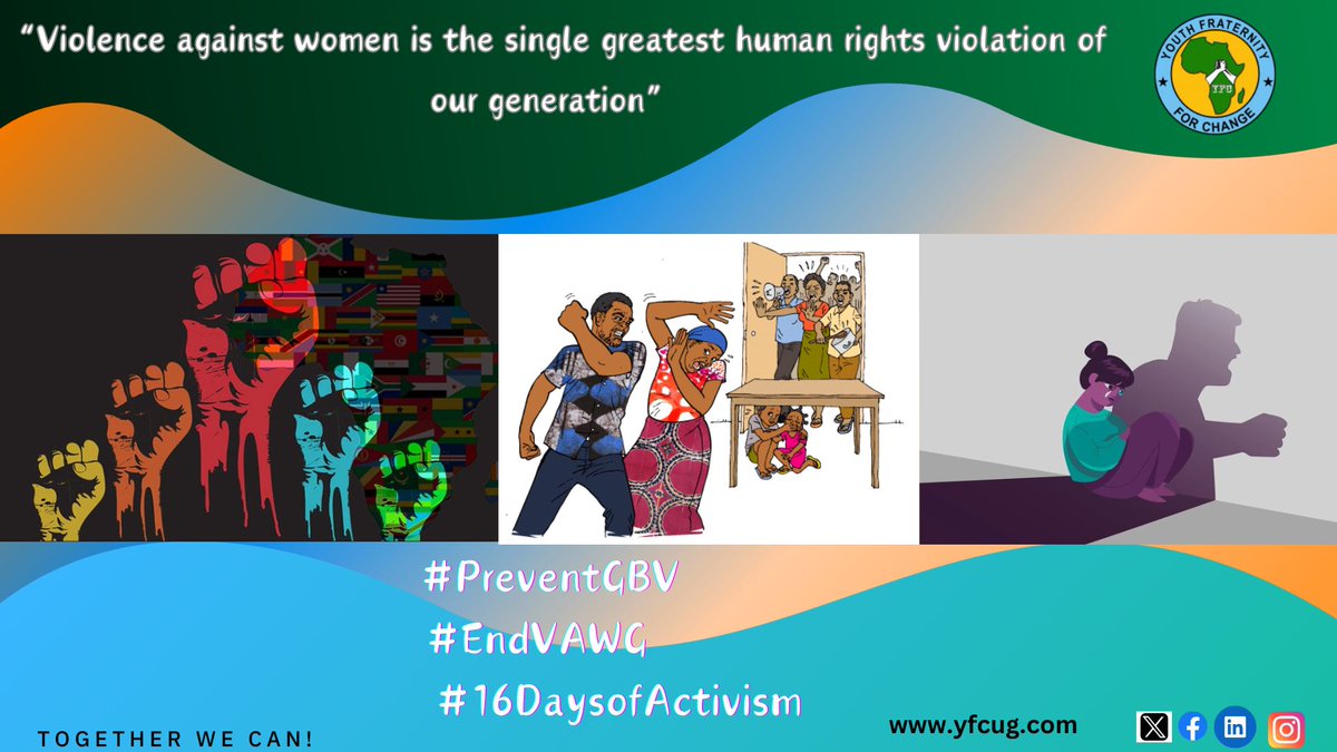 Children who grow up in families where there is violence suffer  behavioral & emotional disturbances. No one deserves to endure the pain of growing up in households marred by violence. United we can create a safer world for all. #EndVAWG #16DaysOfActivism #PreventGBV