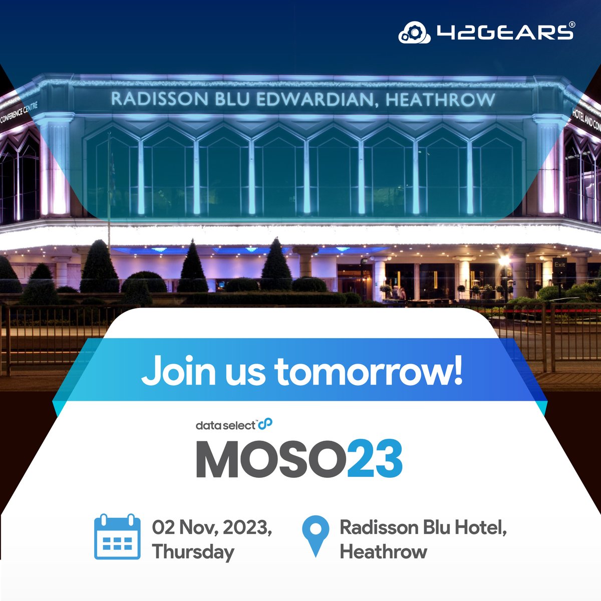 42gears's tweet image. We&apos;re excited to announce our presence at the upcoming Mobile Solutions Partner Event! 🚀  Join us and learn about our latest enterprise mobility solutions that redefine productivity, security, and user experience. Save the date! 🗓️

#PartnerEvent #Networking #ProductivityTips