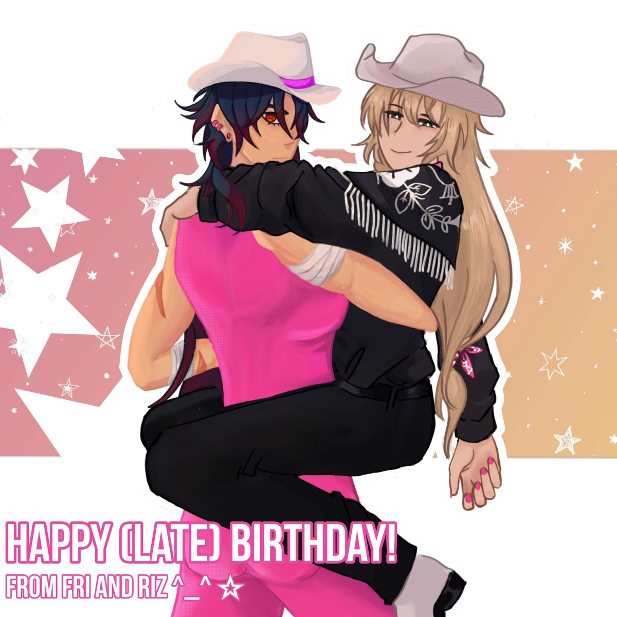 hauntingfri's tweet photo. Late bday gift for @H20nrnskoa🩷 (thank you Riz for collabing with me on this <3) #renluo #luoren #bladecha https://t.co/PvmDwl0cr4