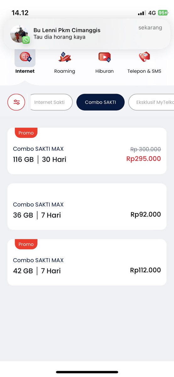 wahyu_hulansodi's tweet image. Kejadian juga donk gw
Pake kartu yg simp*ti
Harganya merokett paketannya

Mau pilih paketan yg 30 hari
Harganya selangit…itupun pilihannya sedikit…

Giliran punya temen,paketan dia murah2 semua dan banyak pilihan 
#gantikartu
#simpati 
@simPATI
