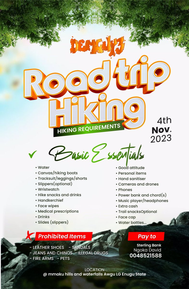 Demguyz_'s tweet photo. Why haven’t you secured your spot via payment?
#Demguyz https://t.co/mZ67gULVC8