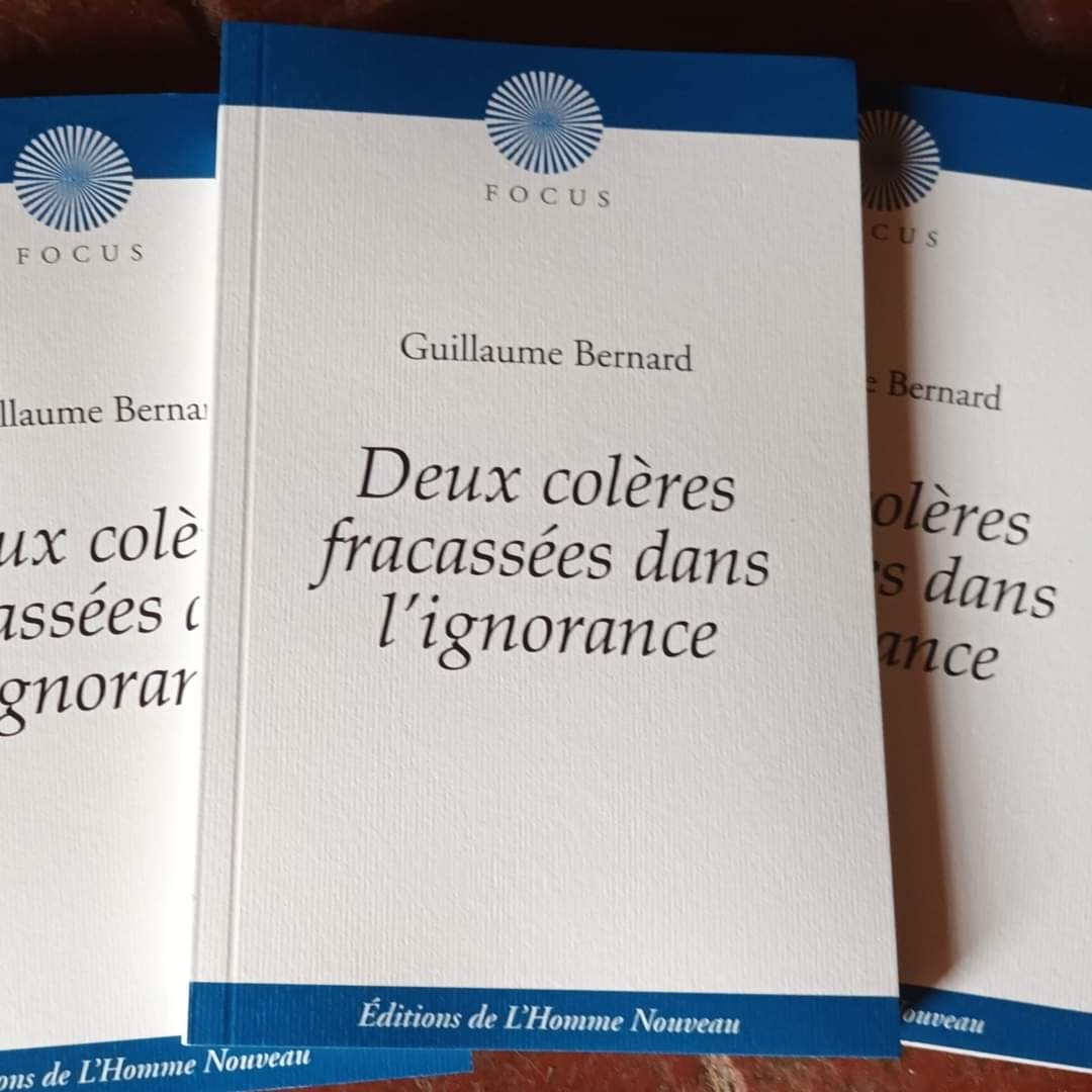 GB_GBernard's tweet photo. En librairie : la reponse à Emmanuel #Macron qui reprend la proposition de #LFI de constitutionnaliser l'#avortement :
➡️ "Deux colères fracassées dans l'ignorance".
#DeuxColères
#IVG
#Euthanasie
#Suicide
#Posthumanisme
#Eugénisme https://t.co/pNHag0lDjO