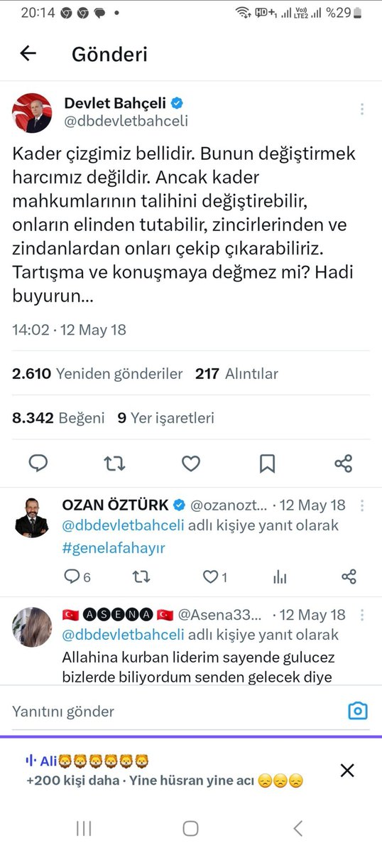 mertcan4741's tweet photo. @ozanozturk_tr Bu tagı atan biri ne ara affı konusur oldu? Affı ağzınıza takipçi prim için almayın! https://t.co/TCDl95u5Js