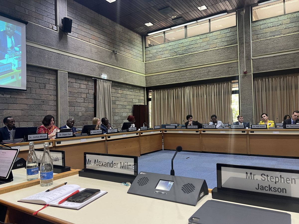 SWJacksonUN's tweet photo. Powerful discussion hosted at @UnKenya this morning by @TheSMI on exorbitant #CostOfCapital to #Africa as roadblock to #SustainableDevelopment & #ClimateAction. Africa has #ClinateSolutions: mispricing #RISK means lending for a solar farm costs 3 to 8 times more in Africa than EU https://t.co/b7sEKjhFe6